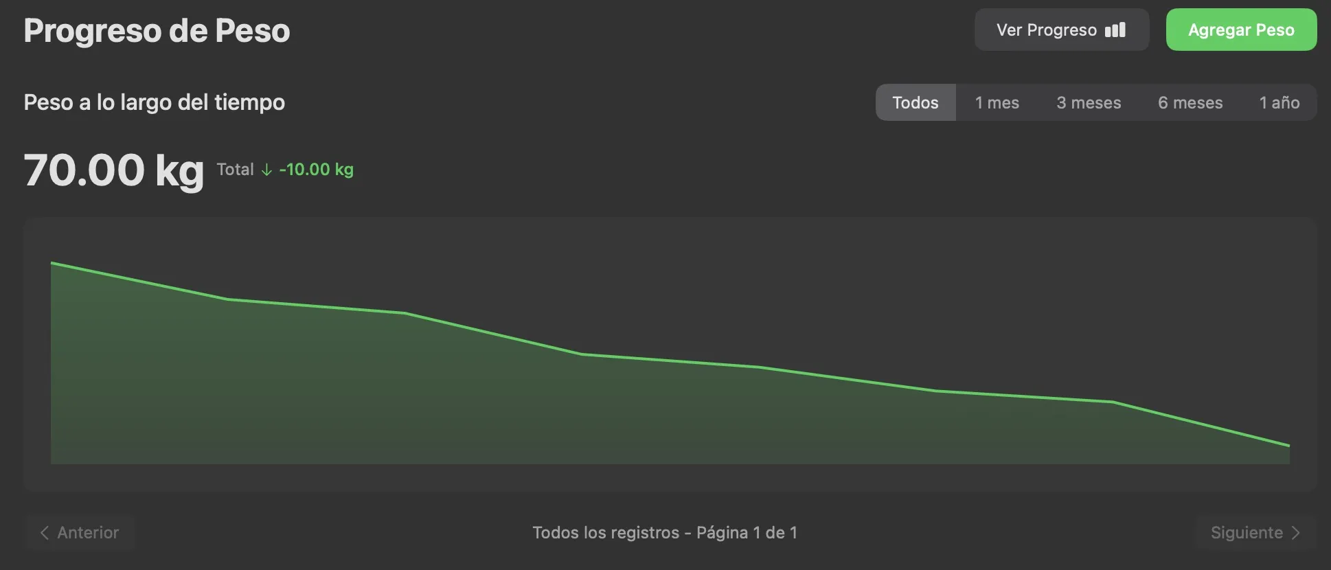 Captura de pantalla: Gráficos y Estadísticas - Análisis visual detallado